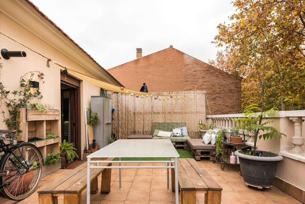 Ático con terraza y chimenea junto a Universidad Alcalá de Henares Esterno foto
