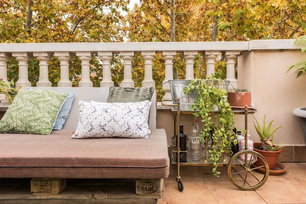 Ático con terraza y chimenea junto a Universidad Alcalá de Henares Esterno foto